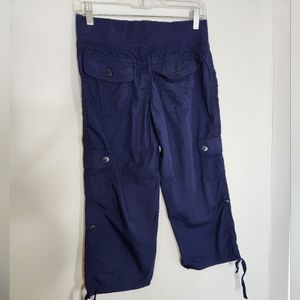 Blue Capri cargo pants